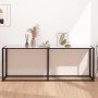 Mesa consola vidrio templado mármol blanco 200x35x75,5 cm de , Mesas auxiliares - Ref: Foro24-331688, Precio: 84,39 €, Descue...