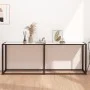Mesa consola vidrio templado mármol blanco 200x35x75,5 cm de , Mesas auxiliares - Ref: Foro24-331688, Precio: 83,11 €, Descue...