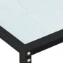 Mesa consola vidrio templado mármol blanco 200x35x75,5 cm de , Mesas auxiliares - Ref: Foro24-331688, Precio: 83,11 €, Descue...