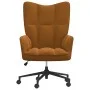 Silla de relajación de terciopelo marrón de , Sillones - Ref: Foro24-328180, Precio: 136,67 €, Descuento: %