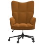 Silla de relajación de terciopelo marrón de , Sillones - Ref: Foro24-328180, Precio: 113,50 €, Descuento: %