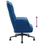 Silla de relajación de terciopelo azul de , Sillones - Ref: Foro24-328182, Precio: 142,43 €, Descuento: %