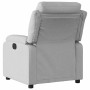 Sillón reclinable eléctrico tela gris claro en Sillones | Comprar online en Foru.es