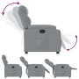 Sillón reclinable eléctrico tela gris claro en Sillones | Comprar online en Foru.es