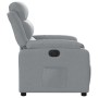 Sillón reclinable eléctrico tela gris claro en Sillones | Comprar online en Foru.es