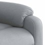 Sillón reclinable eléctrico tela gris claro en Sillones | Comprar online en Foru.es