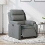 Sillón reclinable eléctrico de tela gris oscuro en Sillones | Comprar online en Foru.es