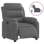 Sillón reclinable eléctrico de tela gris oscuro en Sillones | Comprar online en Foru.es