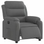 Sillón reclinable eléctrico de tela gris oscuro en Sillones | Comprar online en Foru.es