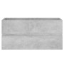 Mueble con lavabo madera de ingeniería gris hormigón de , Tocadores de baño - Ref: Foro24-3071562, Precio: 225,68 €, Descuent...