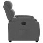 Sillón reclinable eléctrico de tela gris oscuro en Sillones | Comprar online en Foru.es