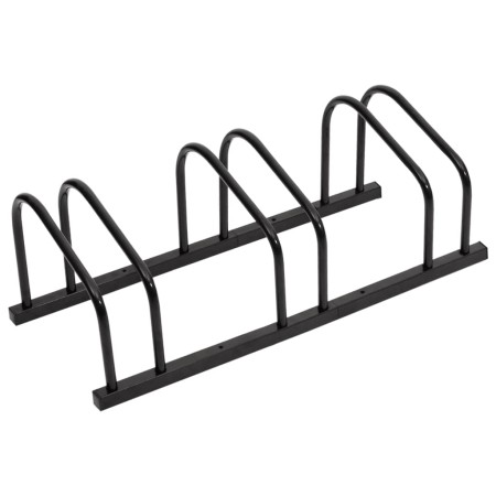 Bicicletero para 3 bicicletas acero negro de , Bases y soportes para almacenar bicicletas - Ref: Foro24-154423, Precio: 34,52...
