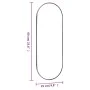 Espejo de pared vidrio ovalado 25x60 cm de , Espejos - Ref: Foro24-350454, Precio: 22,40 €, Descuento: %