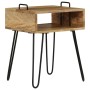 Mesita de noche de madera maciza de mango 40x34x47 cm de vidaXL, Mesitas de noche - Ref: Foro24-246019, Precio: 79,96 €, Desc...
