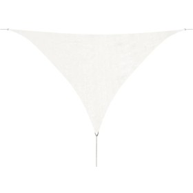 Toldo de vela triangular HDPE 5x5x5 m blanco de vidaXL, Sombrillas - Ref: Foro24-43019, Precio: 31,97 €, Descuento: %