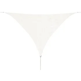 Toldo de vela triangular HDPE 5x5x5 m blanco de vidaXL, Sombrillas - Ref: Foro24-43019, Precio: 31,07 €, Descuento: %
