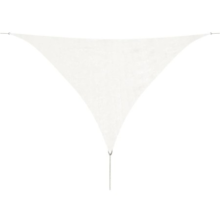 Toldo de vela triangular HDPE 5x5x5 m blanco de vidaXL, Sombrillas - Ref: Foro24-43019, Precio: 31,97 €, Descuento: %