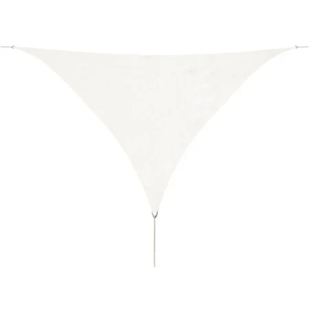 Toldo de vela triangular HDPE 5x5x5 m blanco de vidaXL, Sombrillas - Ref: Foro24-43019, Precio: 31,07 €, Descuento: %