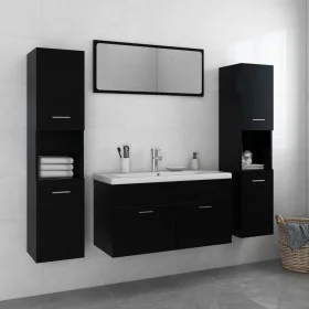Schwarzes Badezimmermöbelset aus Holzwerkstoff von , Badezimmermöbel - Ref: Foro24-3071514, Preis: 451,67 €, Rabatt: %