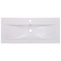 Juego de muebles de baño madera de ingeniería blanco brillo de , Muebles de baño - Ref: Foro24-3071114, Precio: 380,84 €, Des...