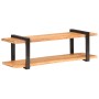 Mueble para TV de madera maciza de acacia 130x40x40 cm en Muebles TV | Comprar online en Foru.es