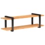 Mueble para TV de madera maciza de acacia 130x40x40 cm en Muebles TV | Comprar online en Foru.es