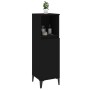 Armario de baño madera contrachapada negro 30x30x100 cm de , Muebles de baño - Ref: Foro24-819813, Precio: 67,29 €, Descuento: %