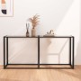 Mesa consola vidrio templado transparente 160x35x75,5 cm de , Mesas auxiliares - Ref: Foro24-331678, Precio: 80,27 €, Descuen...