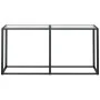Mesa consola vidrio templado transparente 160x35x75,5 cm de , Mesas auxiliares - Ref: Foro24-331678, Precio: 79,12 €, Descuen...