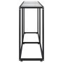 Mesa consola vidrio templado transparente 160x35x75,5 cm de , Mesas auxiliares - Ref: Foro24-331678, Precio: 80,27 €, Descuen...