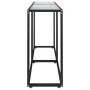 Mesa consola vidrio templado transparente 160x35x75,5 cm de , Mesas auxiliares - Ref: Foro24-331678, Precio: 79,12 €, Descuen...