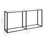 Mesa consola vidrio templado transparente 160x35x75,5 cm de , Mesas auxiliares - Ref: Foro24-331678, Precio: 79,12 €, Descuen...