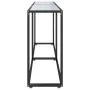 White marble tempered glass console table 180x35x75.5 cm by , Side tables - Ref: Foro24-331684, Price: 73,45 €, Discount: %