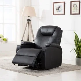 Schwarzer Schaukel-Massagesessel aus Kunstleder von , Elektrische Massagesessel - Ref: Foro24-246635, Preis: 542,38 €, Rabatt: %