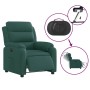 Sillón reclinable eléctrico tela verde oscuro en Sillones | Comprar online en Foru.es