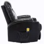 Sillón de masaje mecedora de cuero sintético negro de , Sillones de masaje eléctricos - Ref: Foro24-246635, Precio: 542,38 €,...