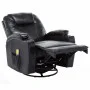 Sillón de masaje mecedora de cuero sintético negro de , Sillones de masaje eléctricos - Ref: Foro24-246635, Precio: 542,38 €,...