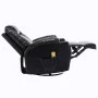 Sillón de masaje mecedora de cuero sintético negro de , Sillones de masaje eléctricos - Ref: Foro24-246635, Precio: 542,38 €,...