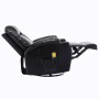Sillón de masaje mecedora de cuero sintético negro de , Sillones de masaje eléctricos - Ref: Foro24-246635, Precio: 552,56 €,...