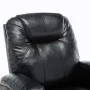 Sillón de masaje mecedora de cuero sintético negro de , Sillones de masaje eléctricos - Ref: Foro24-246635, Precio: 542,38 €,...