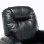 Sillón de masaje mecedora de cuero sintético negro de , Sillones de masaje eléctricos - Ref: Foro24-246635, Precio: 552,56 €,...