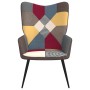 Silla de relajación de tela patchwork de , Sillones - Ref: Foro24-328185, Precio: 108,08 €, Descuento: %