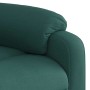 Sillón reclinable eléctrico tela verde oscuro en Sillones | Comprar online en Foru.es