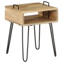 Mesita de noche de madera maciza de mango 40x34x47 cm de vidaXL, Mesitas de noche - Ref: Foro24-246019, Precio: 79,96 €, Desc...