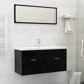 Lavabo empotrado con grifo cerámica blanco 101x39x18 cm de , Lavabos - Ref: Foro24-148627, Precio: 275,99 €, Descuento: %