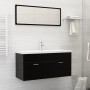 Lavabo empotrado con grifo cerámica blanco 101x39x18 cm de , Lavabos - Ref: Foro24-148627, Precio: 288,96 €, Descuento: %