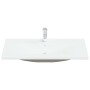 Lavabo empotrado con grifo cerámica blanco 101x39x18 cm de , Lavabos - Ref: Foro24-148627, Precio: 288,96 €, Descuento: %