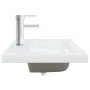 Lavabo empotrado con grifo cerámica blanco 101x39x18 cm de , Lavabos - Ref: Foro24-148627, Precio: 275,99 €, Descuento: %