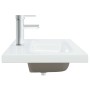 Lavabo empotrado con grifo cerámica blanco 101x39x18 cm de , Lavabos - Ref: Foro24-148627, Precio: 288,96 €, Descuento: %