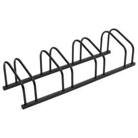 Bicicletero para 4 bicicletas acero negro de , Bases y soportes para almacenar bicicletas - Ref: Foro24-154424, Precio: 34,30...